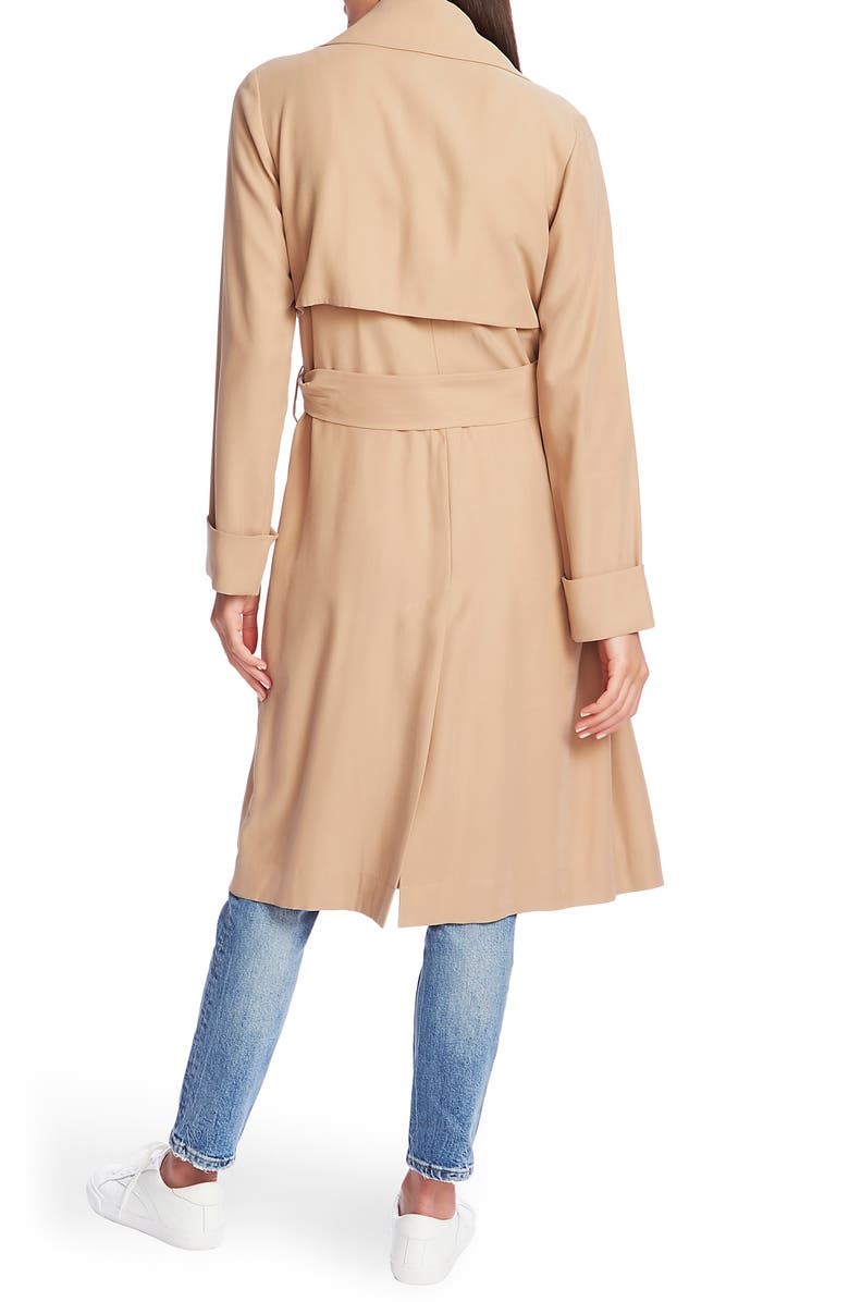1.STATE Soft Twill Belted Trench Coat, Alternate, color, 