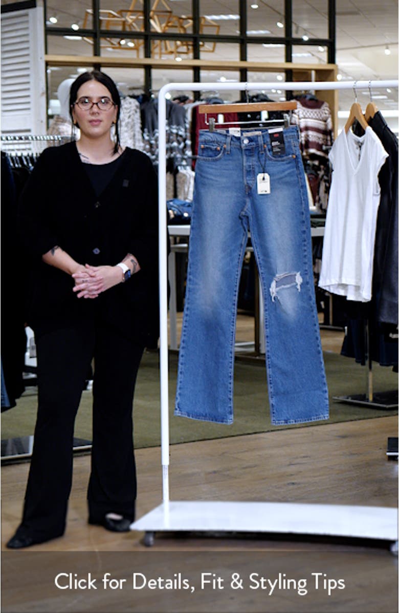 Wedgie Ripped Bootcut Jeans, sales video thumbnail