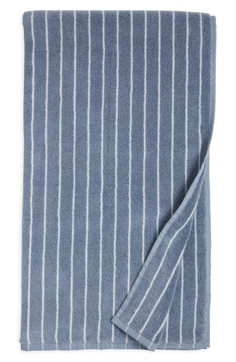 Nordstrom Hydrocotton Stripe Bath Towel, Main, color, Blue Chip Multi