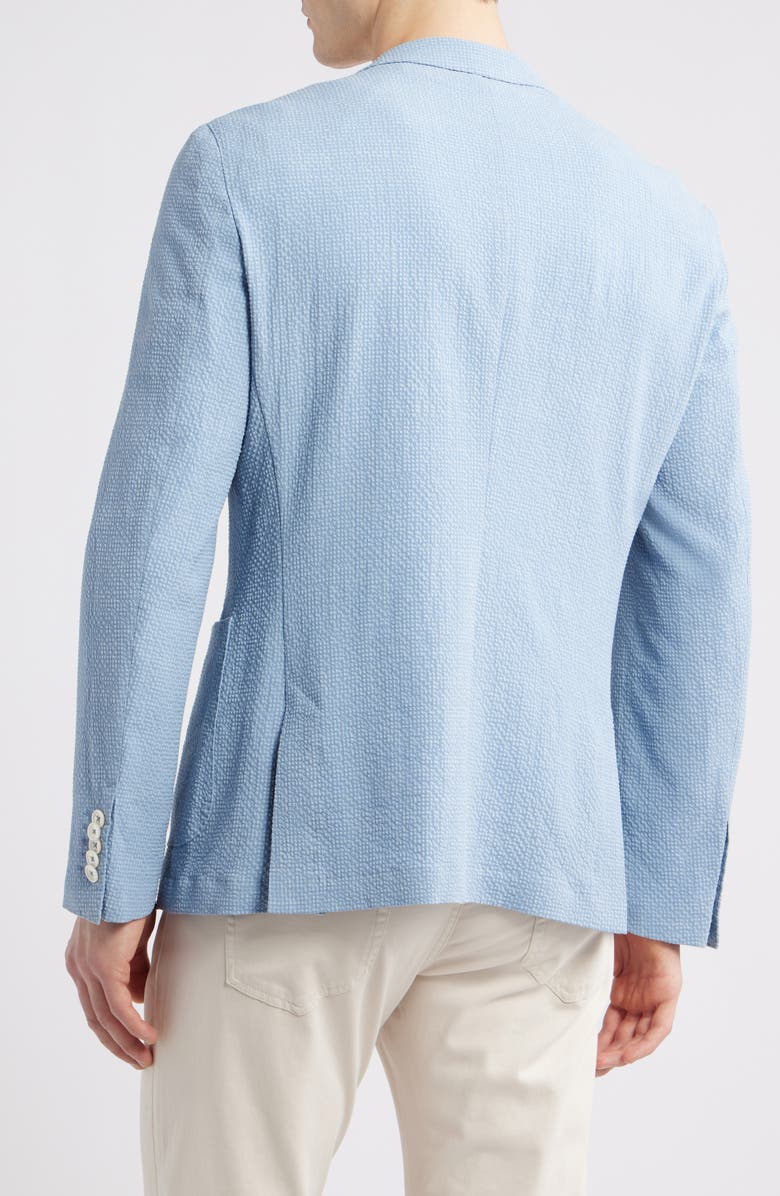 BOSS Heston Soft Virgin Wool & Silk Blend Sport Coat, Alternate, color, Light Blue