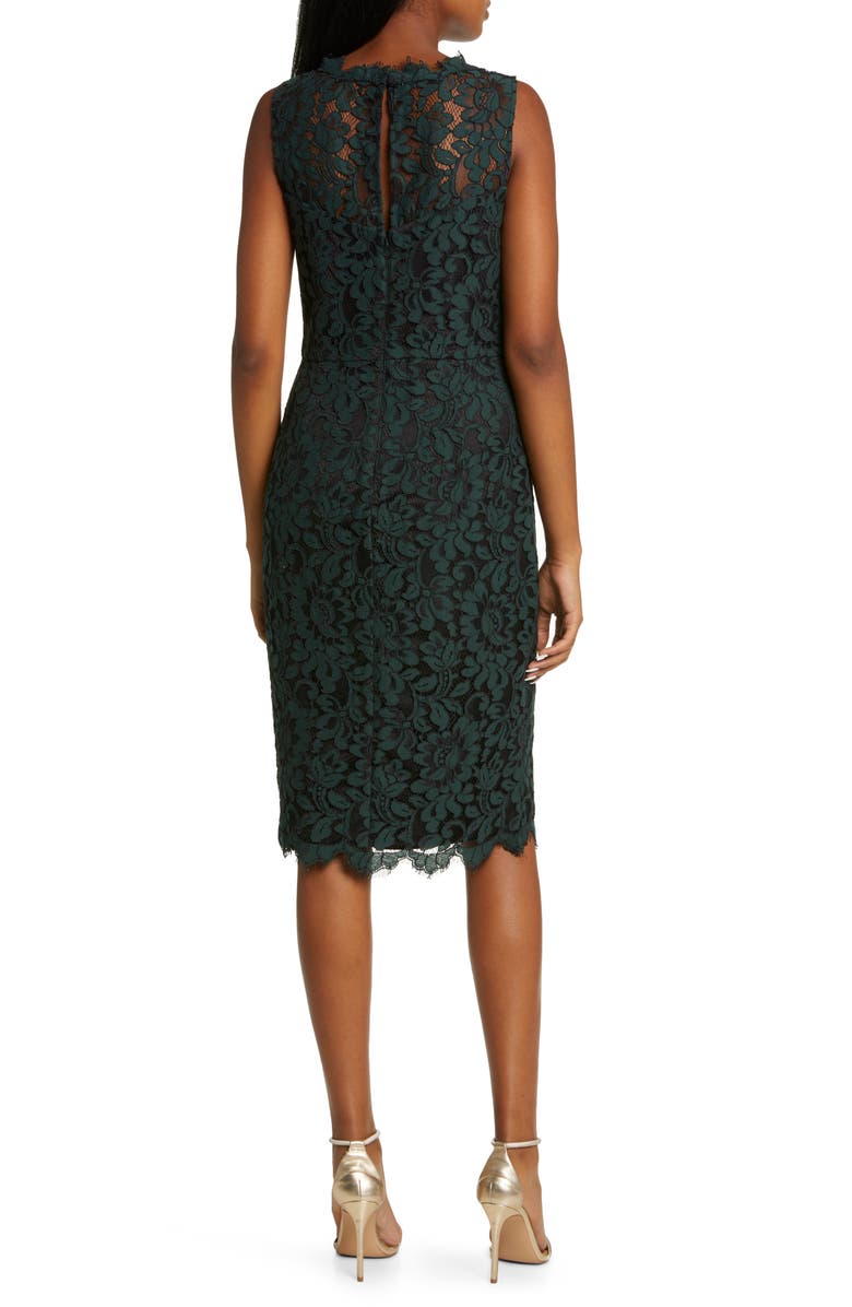 Eliza J Sleeveless Lace Sheath Dress, Alternate, color,