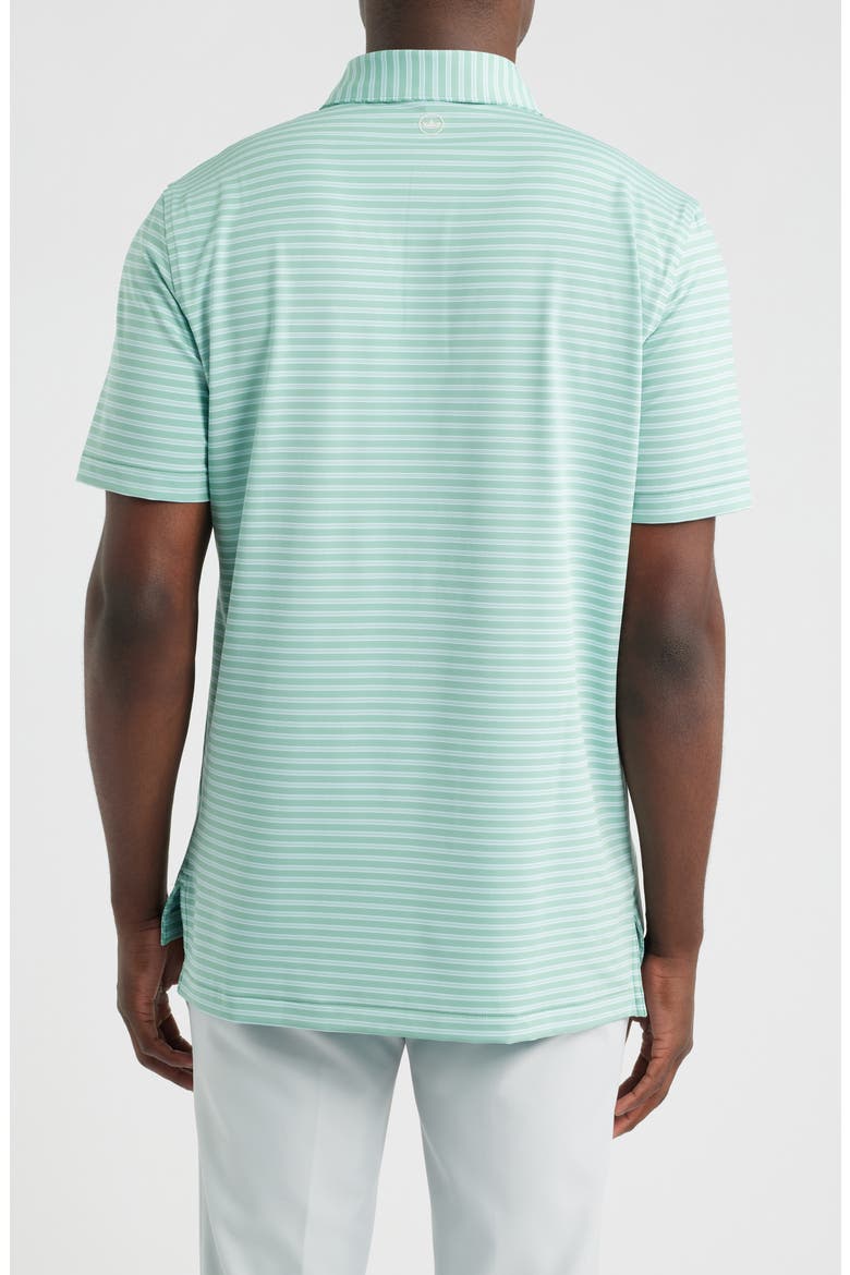 Rawline Stripe Summer Comfort Perfomance Jersey Polo, Alternate, color, FRESH MINT