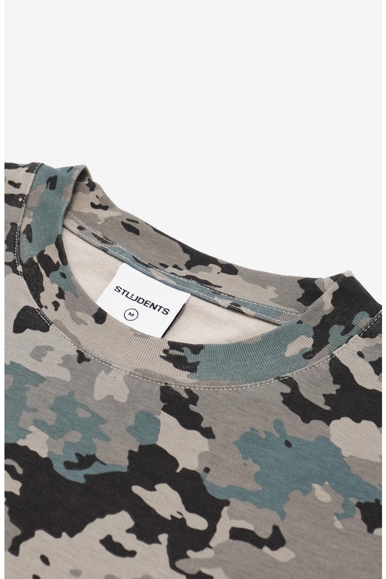 Payson Camo Long Sleeve Cotton T-Shirt, Alternate, color, CAMO