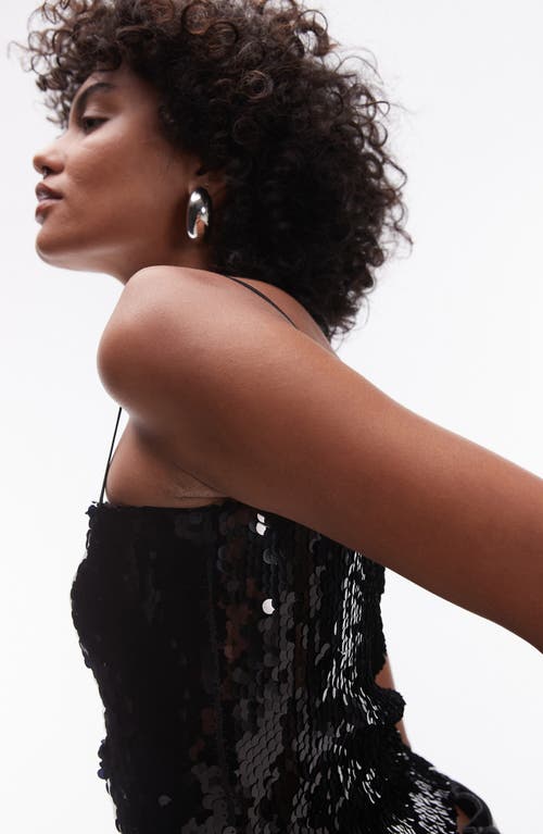 Shop Topshop Sequin Camisole