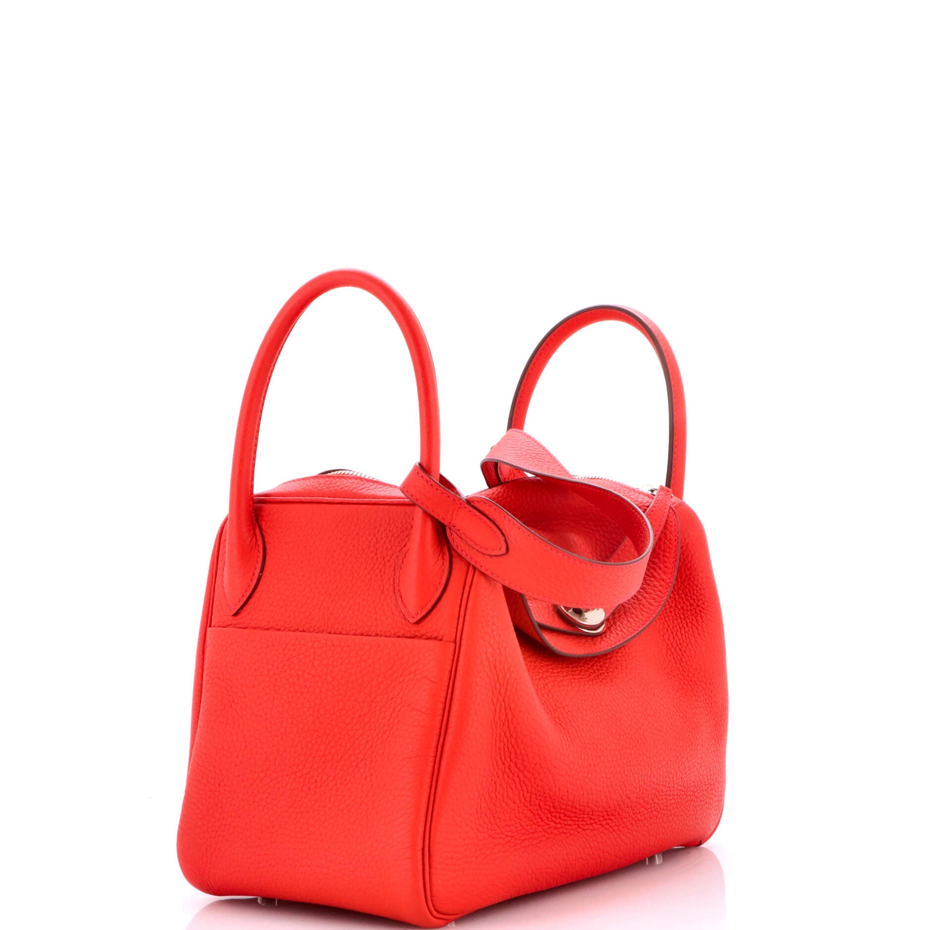 Pre-Owned Hermes Lindy Bag Clemence 30, Alternate, color, Geranium