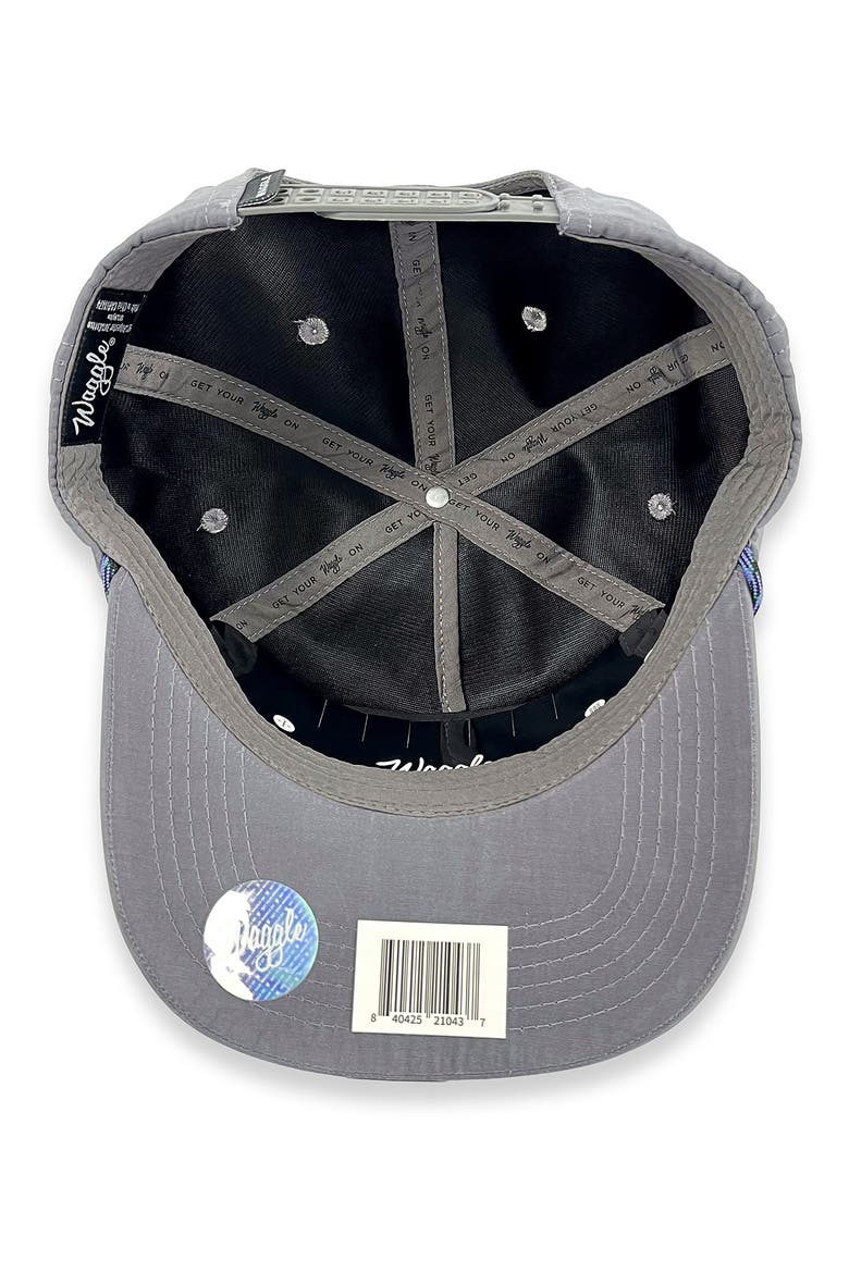 Duck & Cover Rope Trim Baseball Cap, Alternate, color, GRAY