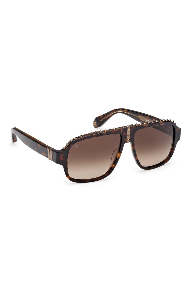 Roller 57mm Navigator Sunglasses, Alternate, color, HAVANA / BRONZE / ZEISS BROWN