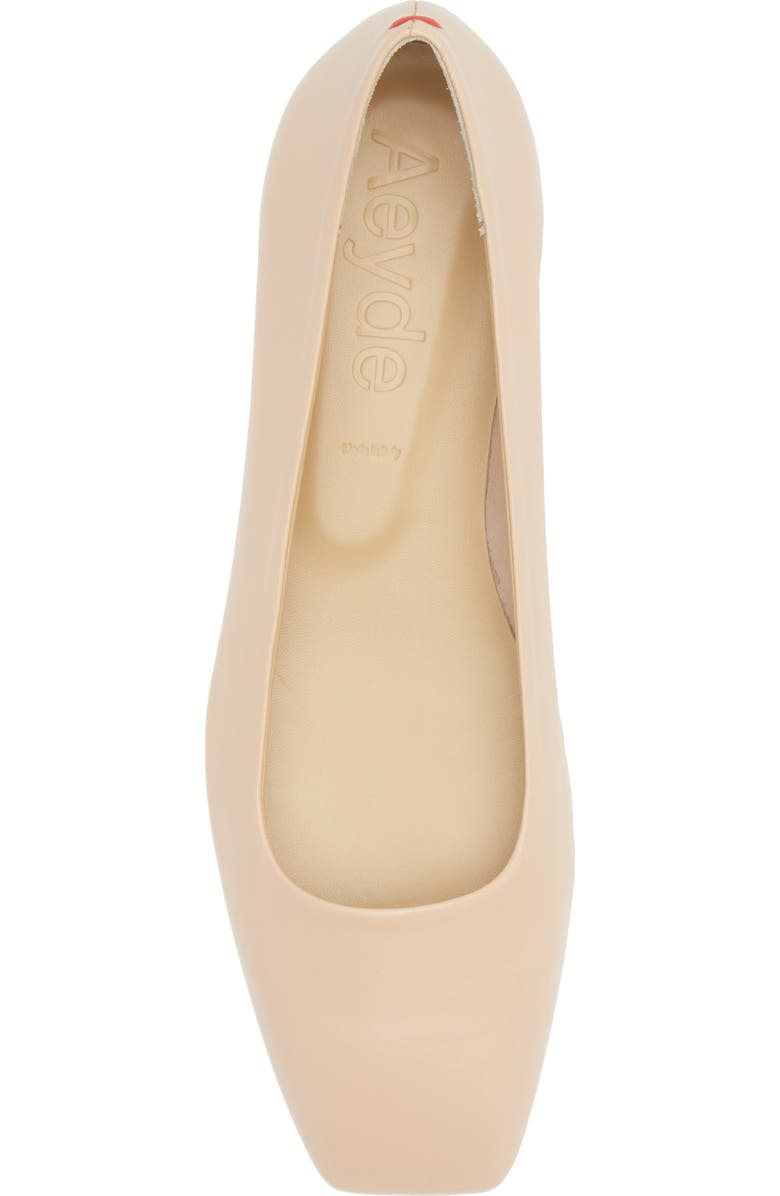 aeyde Ida Square Toe Flat, Alternate, color,