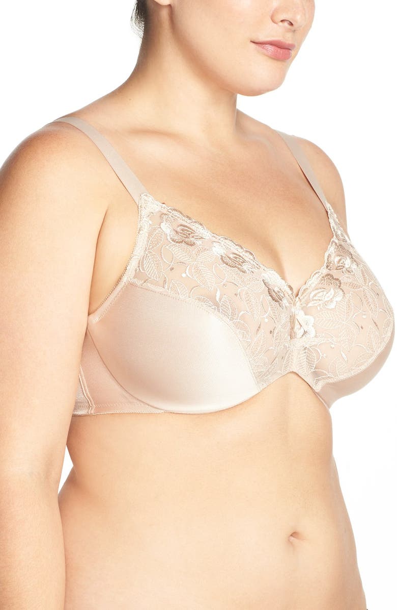 Wacoal Elegance Underwire Minimizer Bra, Alternate, color, 