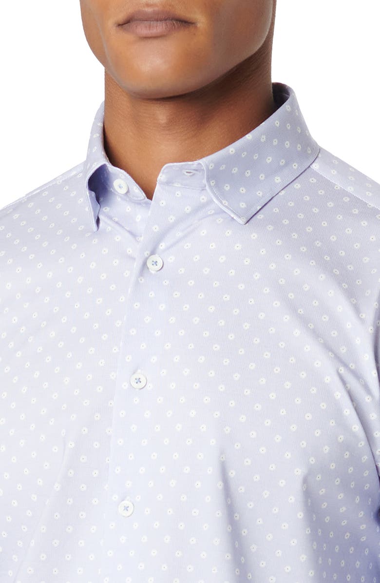 Bugatchi Jules OoohCotton<sup>®</sup> Dot Print Button-Up Shirt, Alternate, color,
