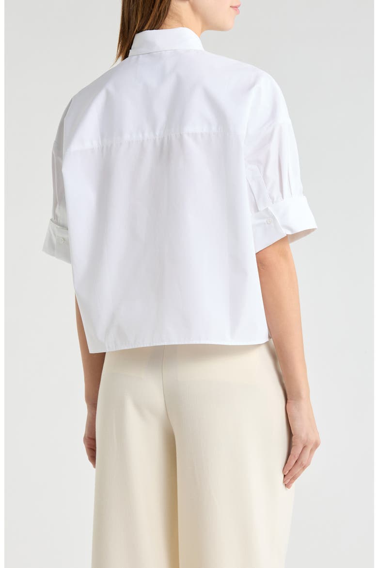 My Newest Mistake Button-Up Shirt, Alternate, color, WHITE