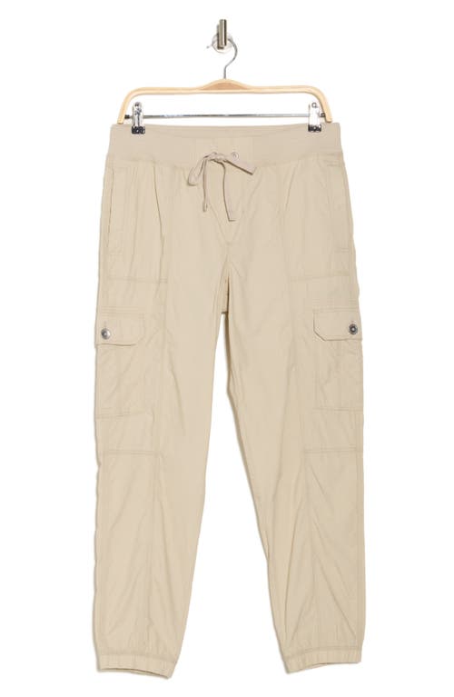 Dkny Ribbed Drawstring Waist Cargo Joggers