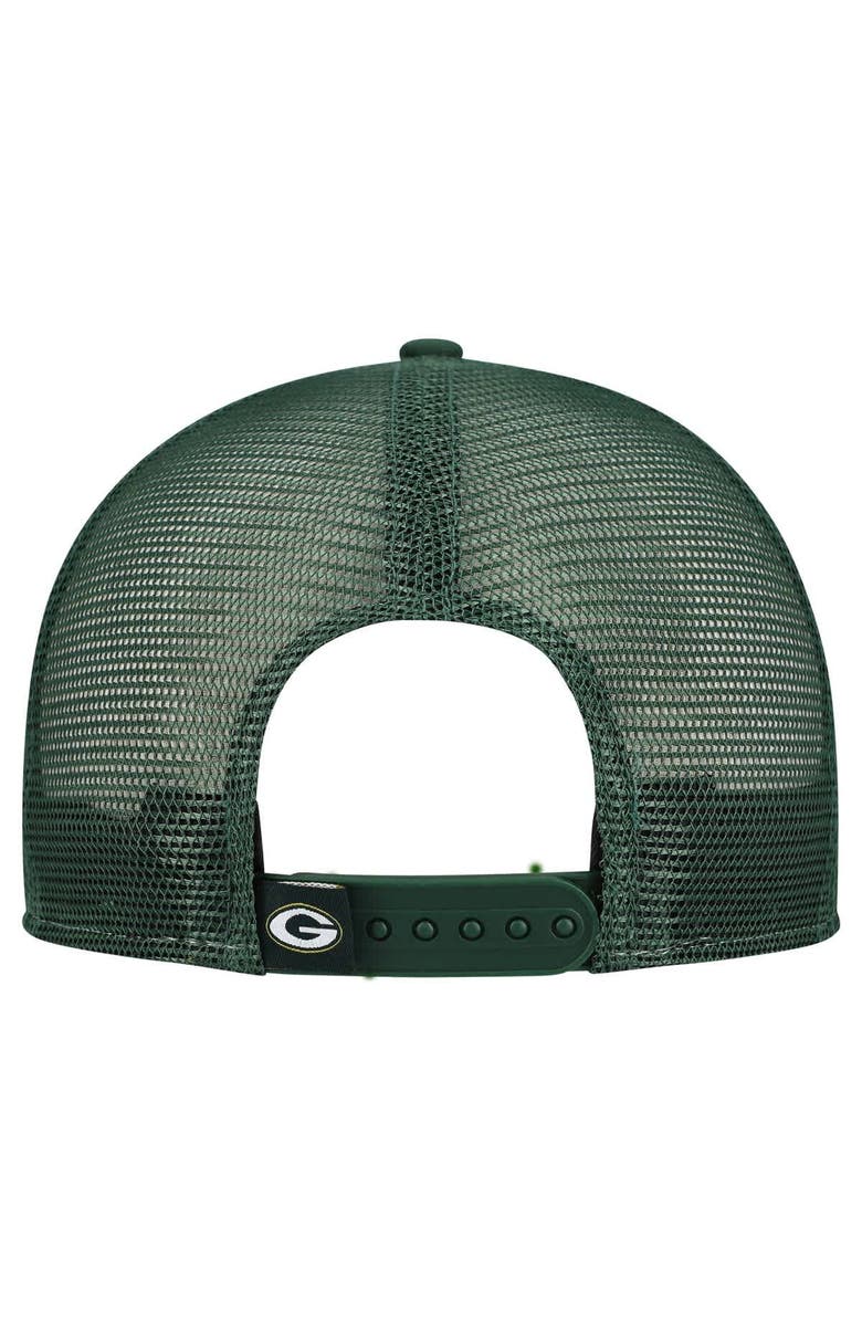 New Era Men's New Era Gold/Green Green Bay Packers Outdoor Split Panel 9FIFTY Snapback Hat, Alternate, color, Gold