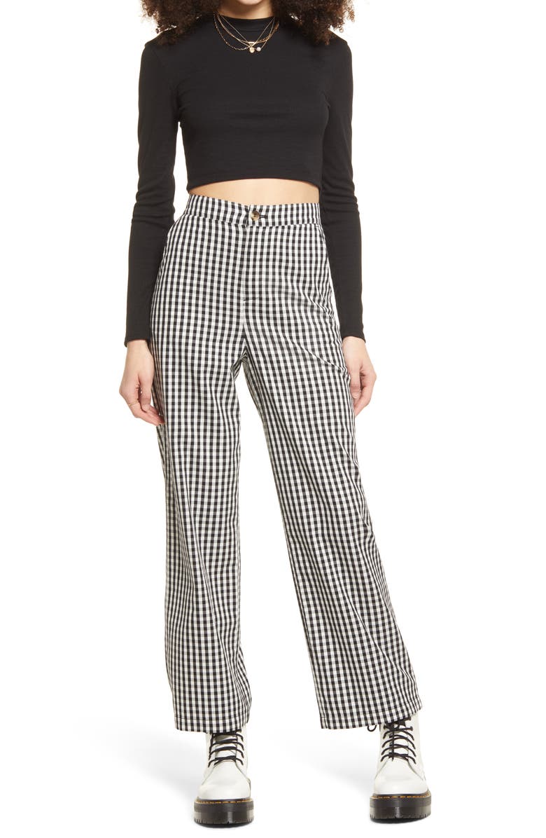 BP. Mock Neck Long Sleeve Crop Top, Alternate, color, 