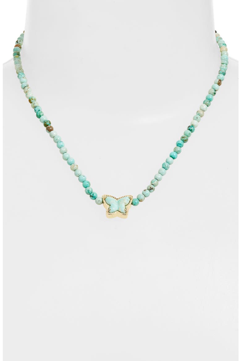 Lillia Beaded Necklace, Alternate, color, SEA GREEN