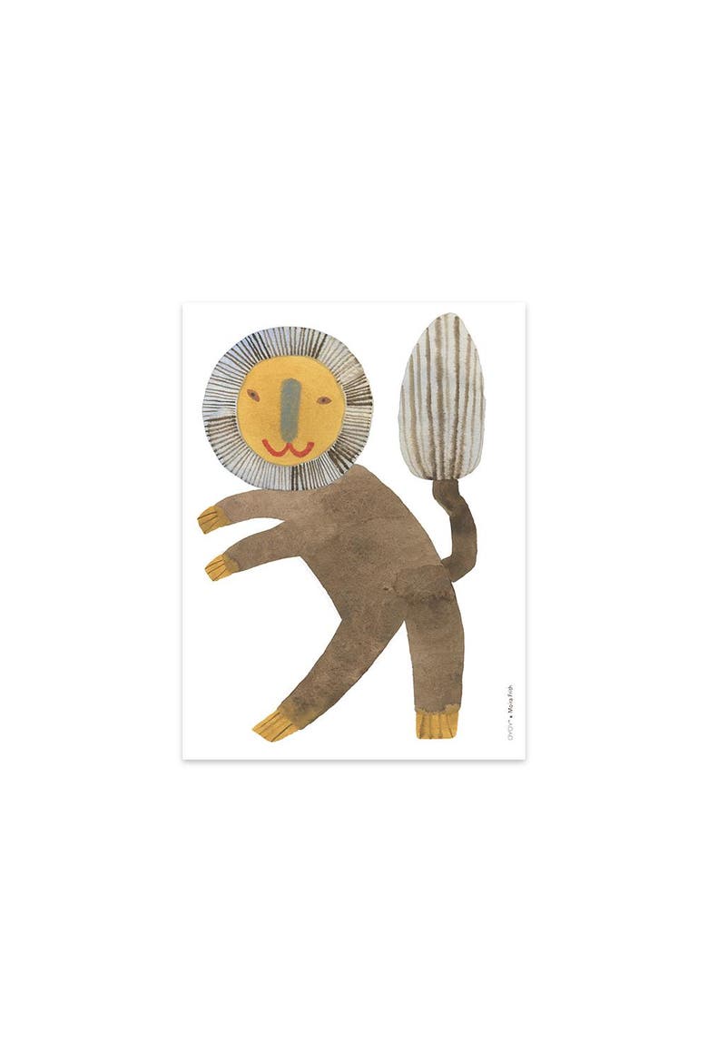 Animal Posters, Main, color, Standing Lion