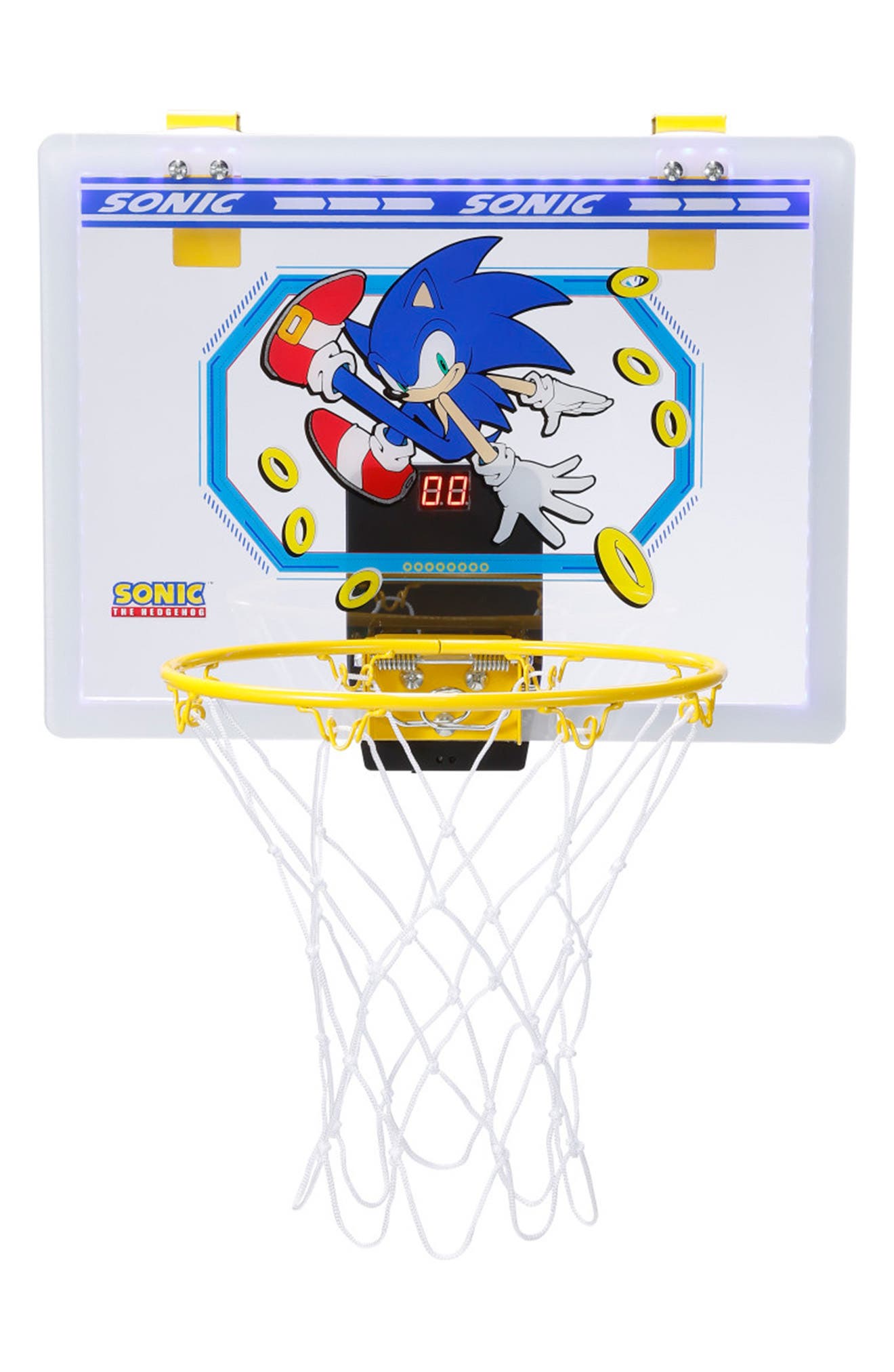 Sonic the Hedgehog 16" Light Up Basketball Door Hoop