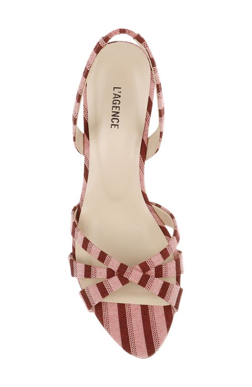 L'agence Colwill Slingback Sandal In Pink