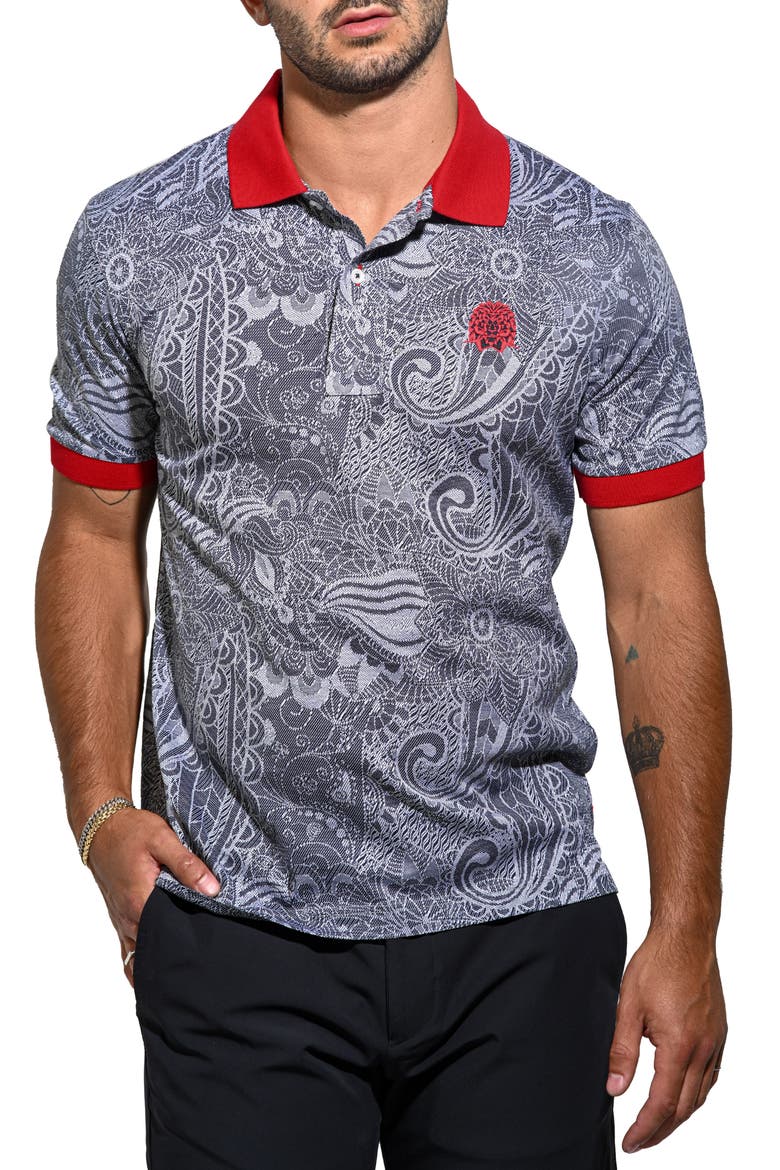 Mozart Static Polo, Alternate, color, GREY