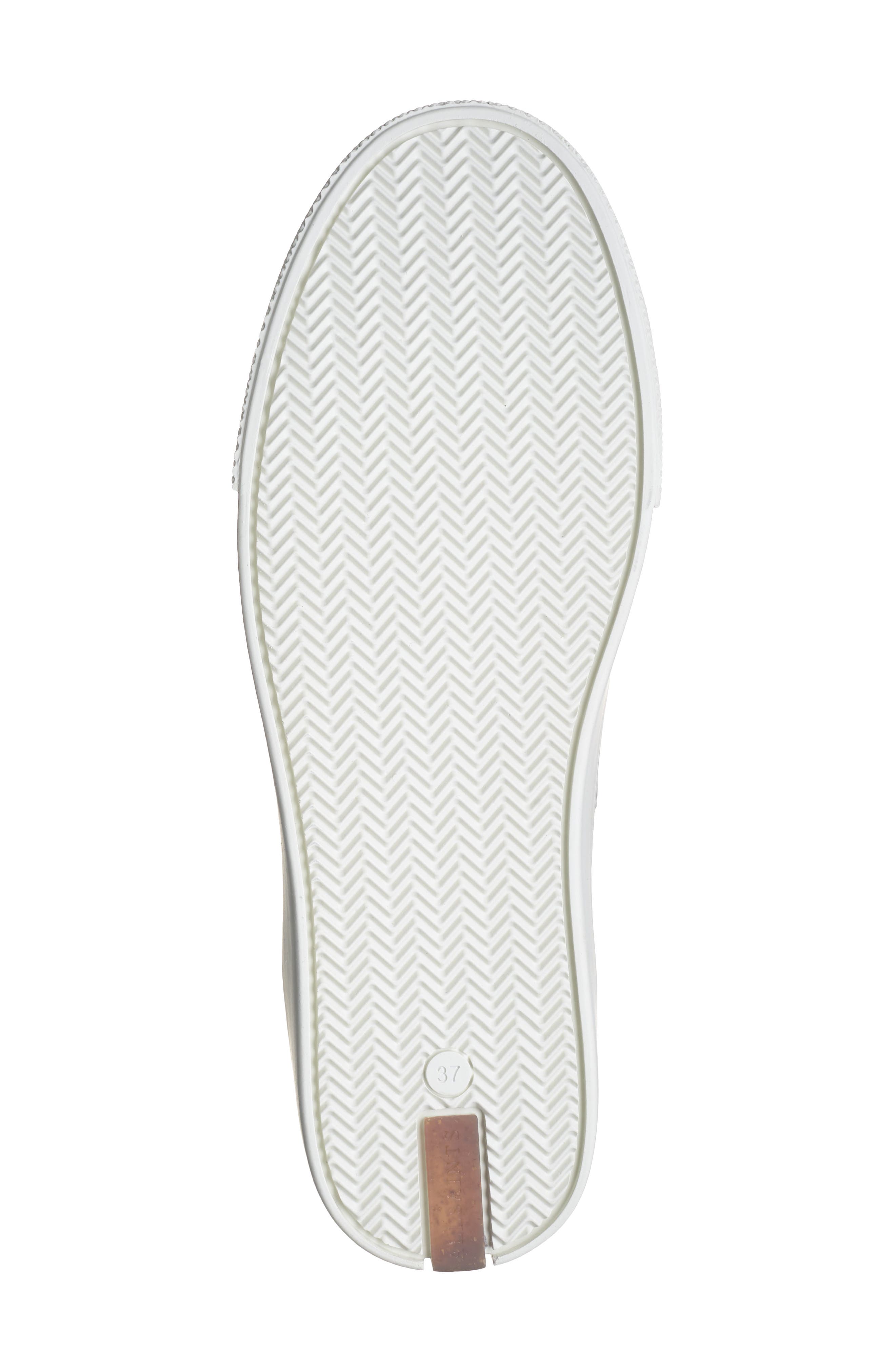 AllSaints Gina Metallic Sneaker, Alternate, color, Silver