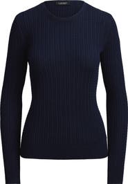 Lauren Ralph Lauren Cable Knit Long Sleeve Sweater