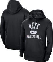 Nike Men's Nike Black Brooklyn Nets 2021-2022 Spotlight On Court Performance Practice Pullover Hoodie
