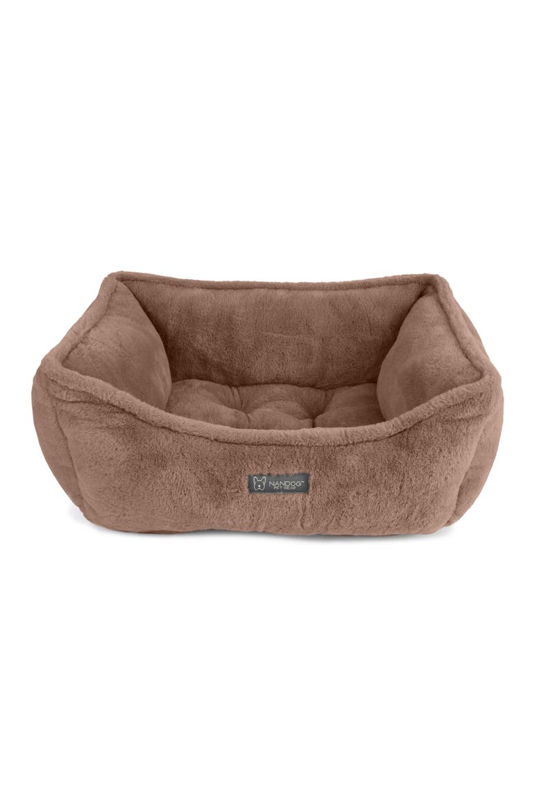 Super Cloud Dog  Bed- Reversible Cat & Dog Bed, Alternate, color, Mocha Brown