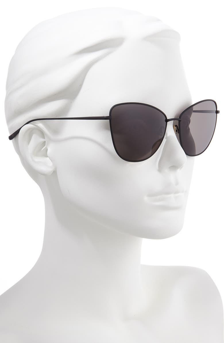 SALT. Sherri Ann 60mm Polarized Cat Eye Sunglasses, Alternate, color,