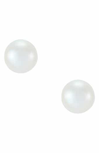 Frankie & Zoe Pearl Stud Earrings