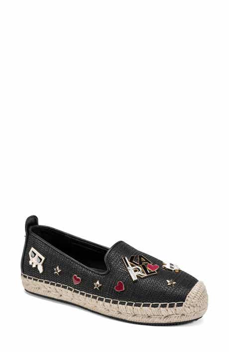 KARL LAGERFELD PARIS Malvie Espadrille Flat
