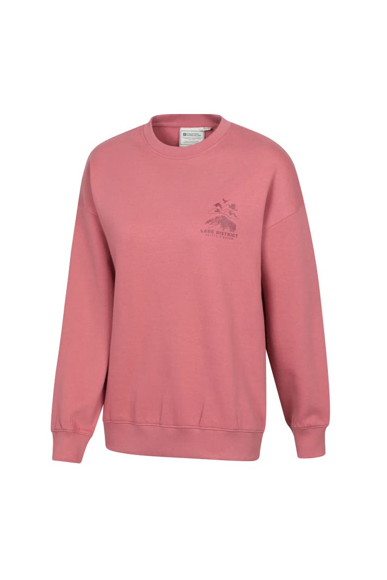 Lake District Graphic Sweatshirt, Alternate, color, Light Pink