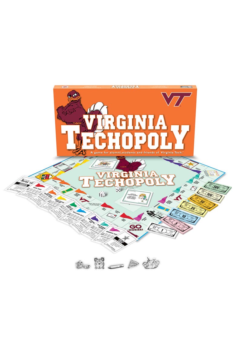 Virginia Tech TechOpoloy Monopoly Board Game, Main, color, Multicolored