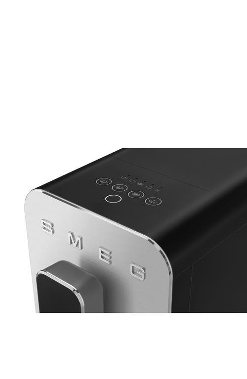 Smeg Automatic Espresso Coffee Machine With Steam Wand In Metallic