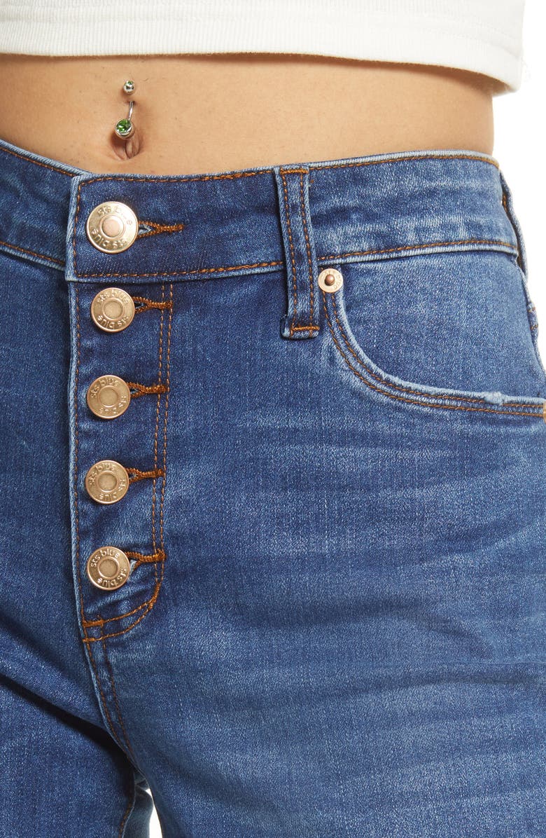 STS Blue Caroline High Waist Straight Leg Jeans, Alternate, color, Onyx