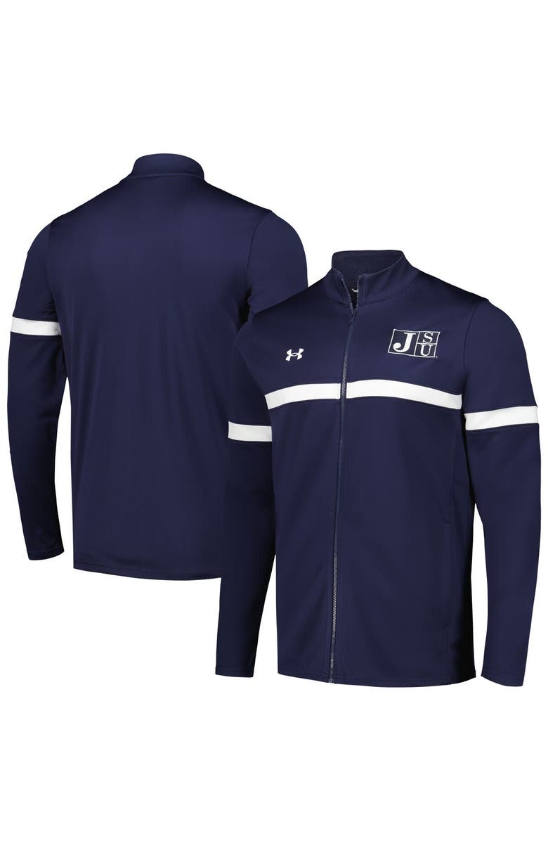 Under Armour Men's Under Armour Navy Jackson State Tigers 2023 Assist Warm Up Full-Zip Jacket, Main, color, Navy