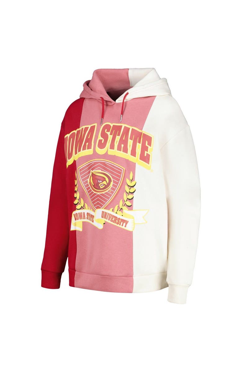 GAMEDAY COUTURE Women
s Gameday Couture Cardinal Iowa State Cyclones Hall of Fame Colorblock Pullover Hoodie, Alternate, color, Cardinal