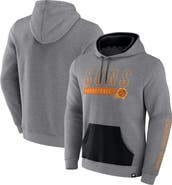 FANATICS Men's Fanatics Branded Heathered Gray Phoenix Suns Off The Bench Color Block Pullover Hoodie