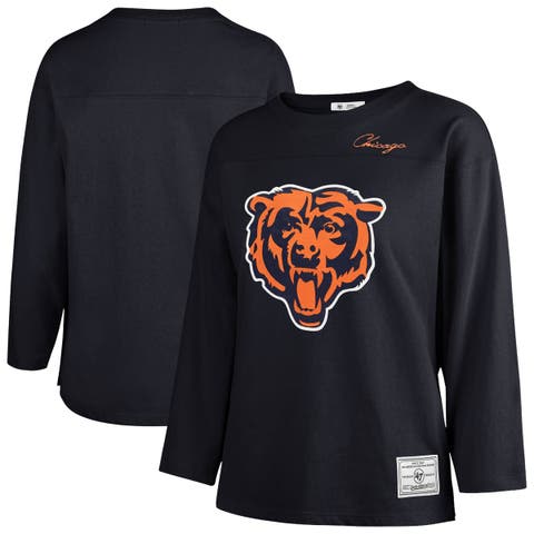 Women's '47 Navy Chicago Bears Game Nod Timeless Long Sleeve T-Shirt