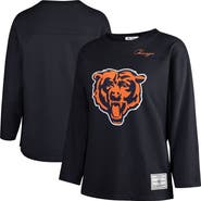 '47 Women's '47 Navy Chicago Bears Game Nod Timeless Long Sleeve T-Shirt