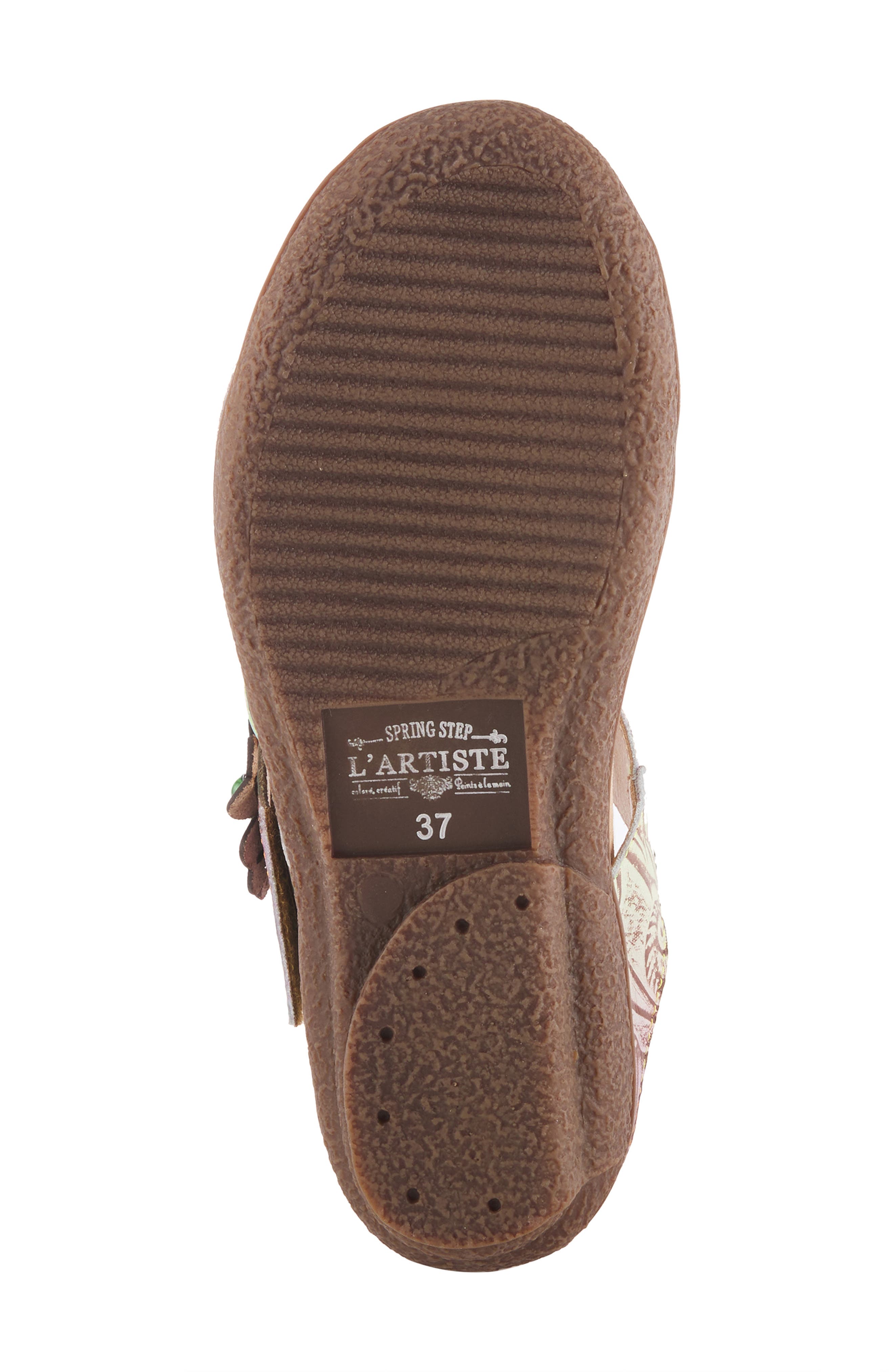 L'Artiste by Spring Step Aymee Wedge Sandal, Alternate, color, Sky Blue Multi