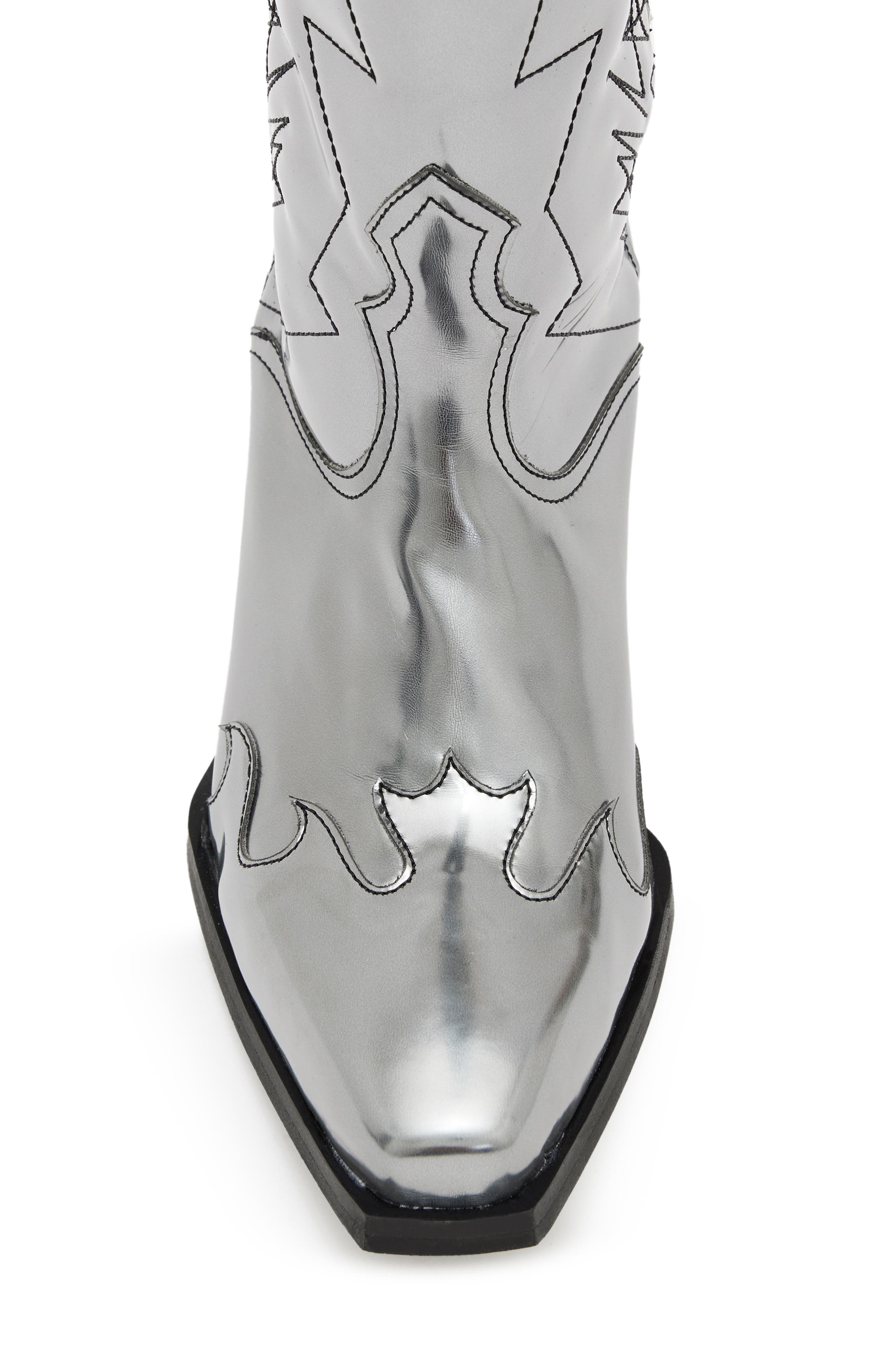 Kacey Western Boot, Alternate, color, SILVER