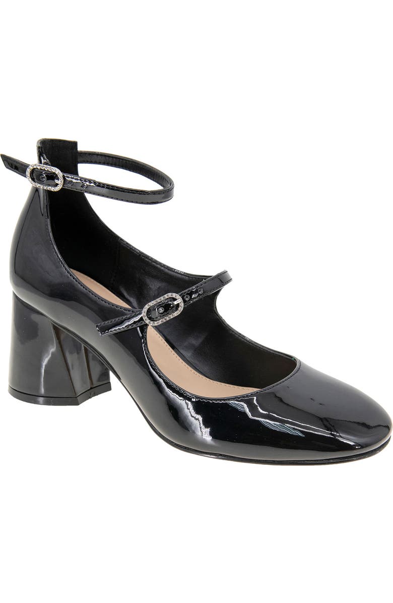 BCBGeneration Maxana Flare Heel Pump, Main, color, Black Patent