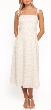 Petal & Pup Clarissa Floral Fit & Flare Midi Dress