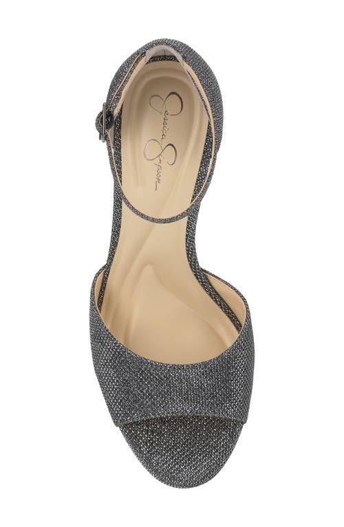 Jessica Simpson Sohilea Ankle Strap Platform Sandal In Silver
