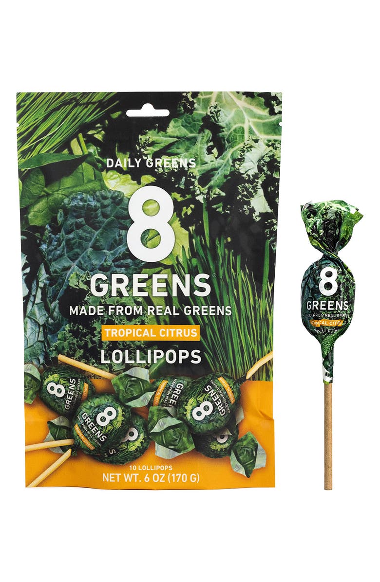 8Greens Tropical Citrus Lollipops, Main, color,