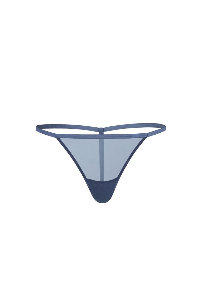 Tayla G-String Panties, Main, color, Dark blue