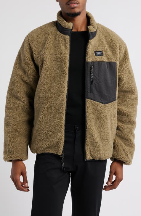 Fleece down jacket on sale