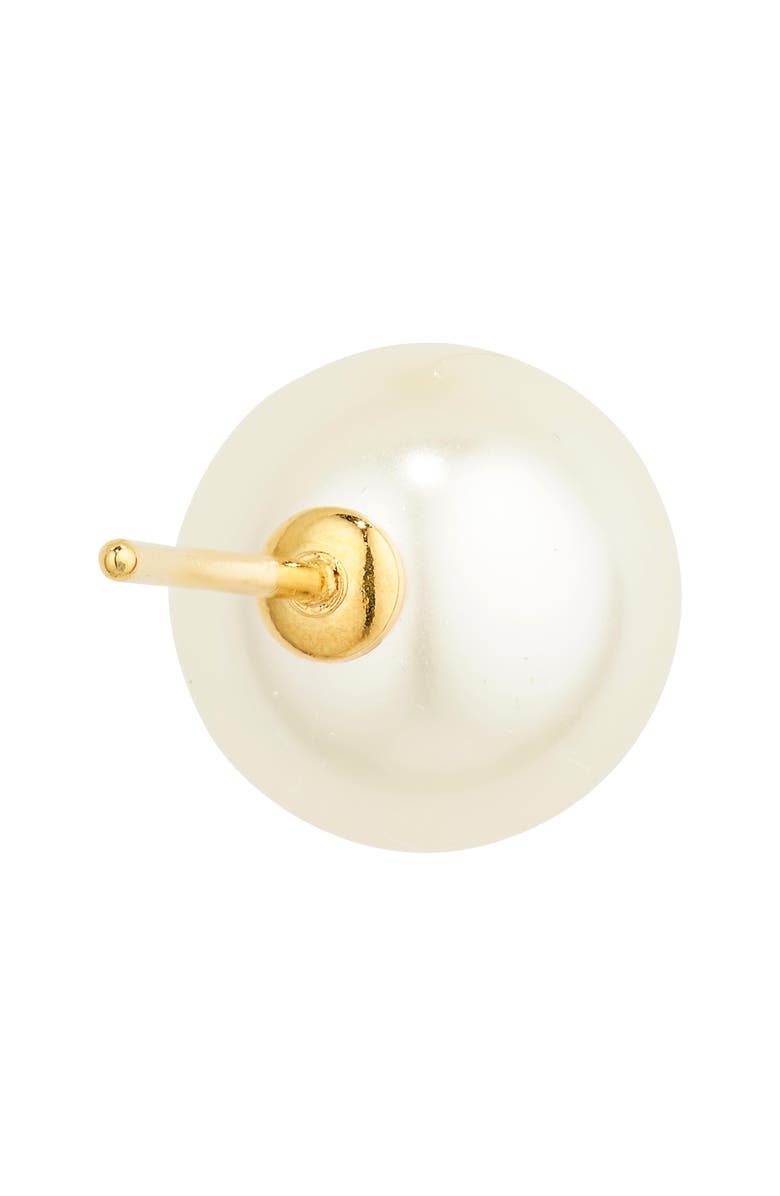 Valentino Garavani VLOGO Imitation Pearl Stud Earrings, Alternate, color, 