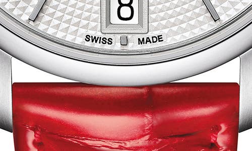 Tissot Chemin Des Tourelles Powermatic 80 Watch, 32mm In Red/mop/silver