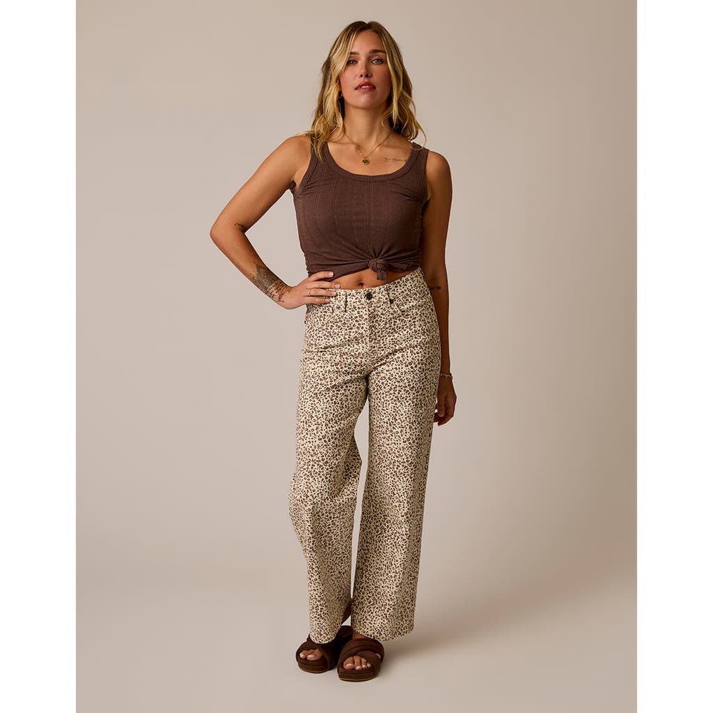 Carve Designs Audrey Wide Leg in Leopard  product